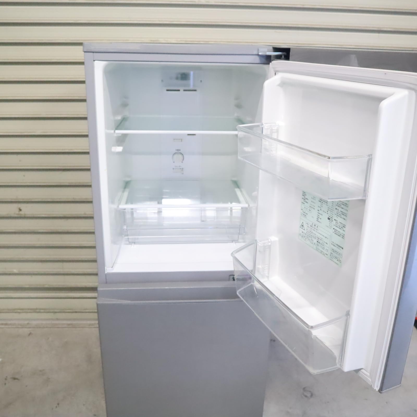 Amazon.co.jp: AQR-13H-S(ブラッシュシルバー) 2ドア冷蔵庫 右開き