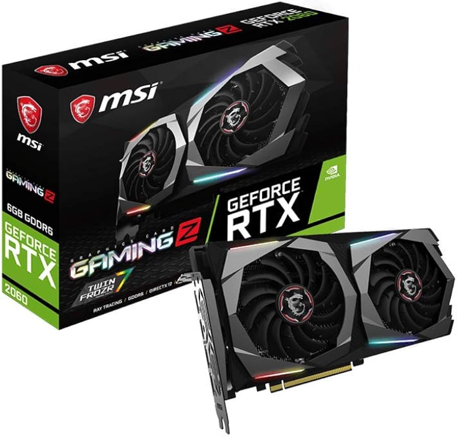 Amazon.com: msi Gaming GeForce RTX 2060 6GB GDRR6 192-bit HDMI/DP