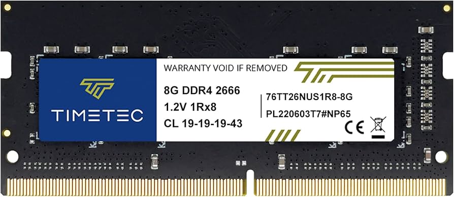 Timetec 8GB DDR4 2666MHz (DDR4-2666) PC4-21300 ((PC4-2666V) Non