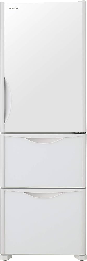 Amazon | 日立 冷蔵庫 375L 3ドア 強化ガラスドア 右開き 幅60.0cm