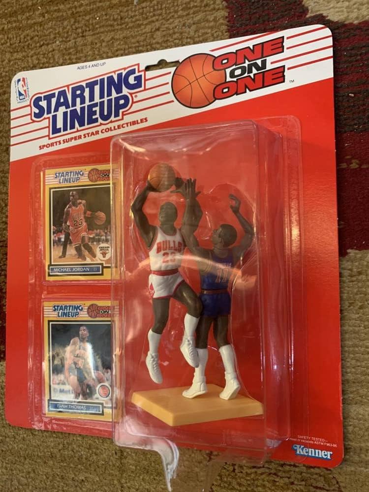 1989 Kenner Starting Lineup One On One Michael Jordan Isiah Thomas