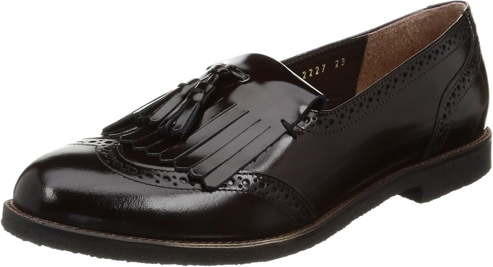 Amazon | タッセルモチーフフリンジフラットシューズ | MARGARET