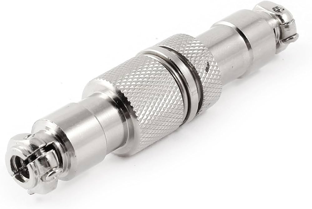 Amazon.co.jp: uxcell 航空コネクタ 4ピン 4Pケーブル AC125V 5A GX12