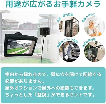 Amazon.co.jp: ブロードウォッチ【貼るor置くだけ】 窓越し防犯 4