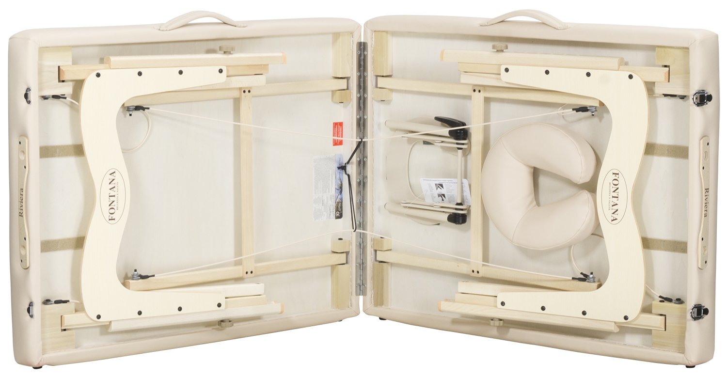 Amazon.co.jp: 【フォンタナ 軽量 ポータブル マッサージベッド