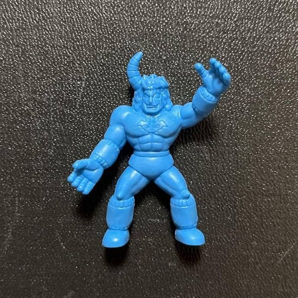 Amazon | キンケシ 復刻版6 新造形 バッファローマン 青 キン肉マン