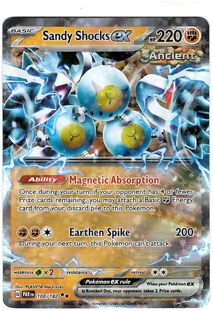 Amazon.co.jp: ポケモン - Sandy Shocks ex 108/182 - Paradox Rift