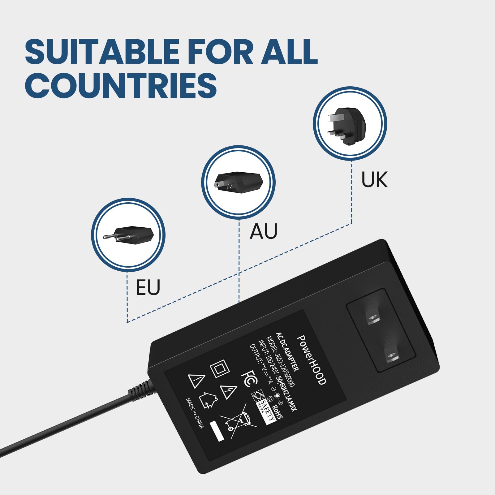 Amazon.com: PowerHOOD 16V AC/DC Adapter Compatible with Yamaha PSR