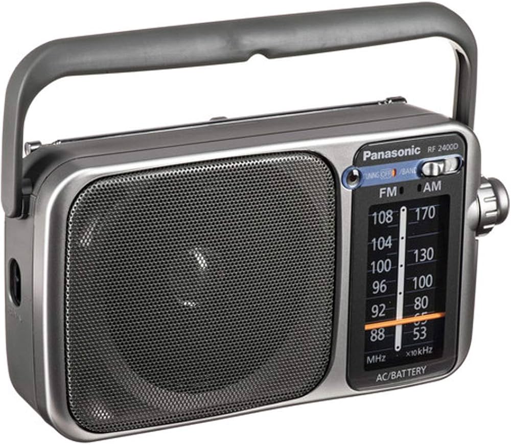Amazon.co.jp: Panasonic Rf-2400D Am/FM Radio, Silver/Grey : 家電