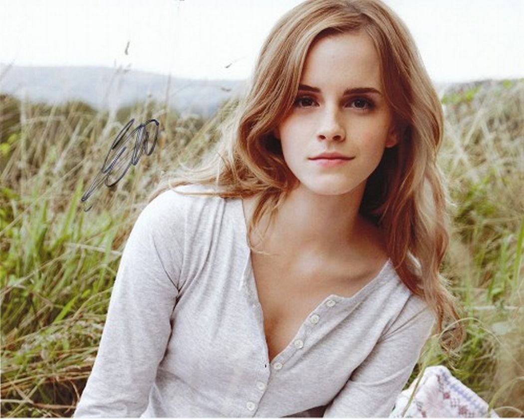 Amazon.co.jp: ◇直筆サイン ◇エマ ワトソン ◇Emma Watson