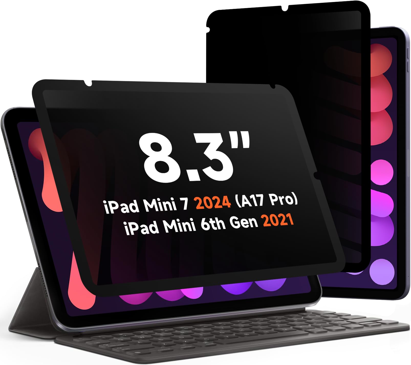 Amazon.com: 360° Privacy Screen Protector for iPad Mini 6 8.3 2021