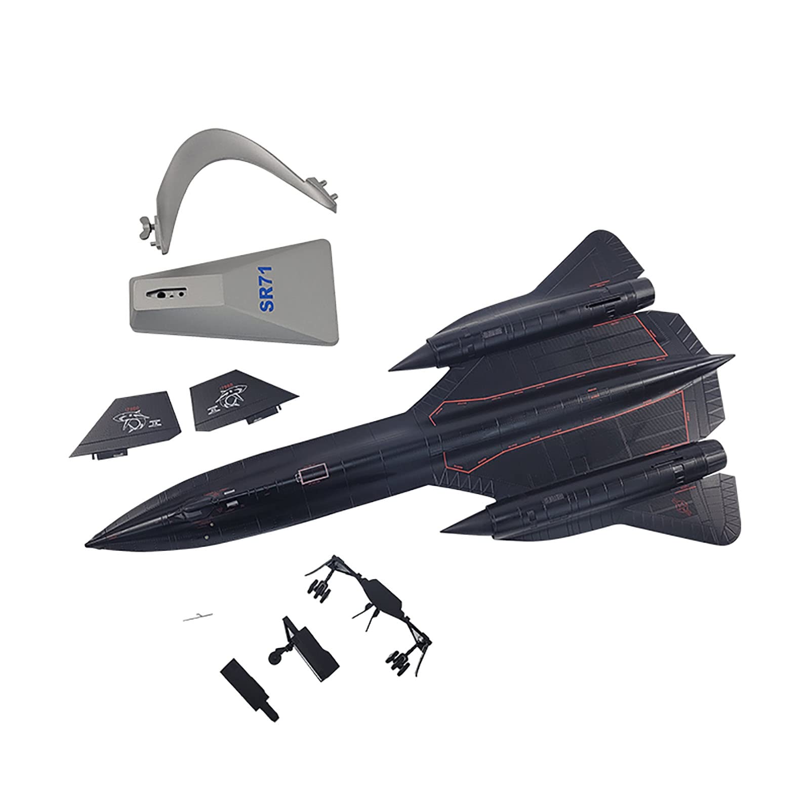 Amazon.co.jp: 1/72 SR-71ブラックバード高高度偵察機メタル戦闘機