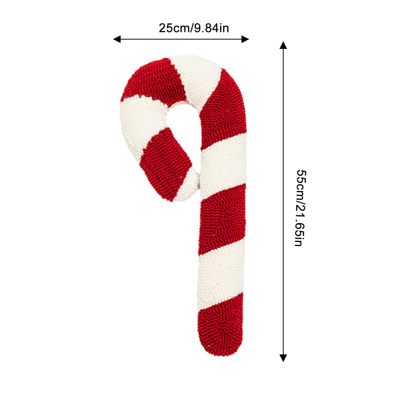 Amazon.co.jp: ぬいぐるみキャンディケイン、無敵のサンタの小さな