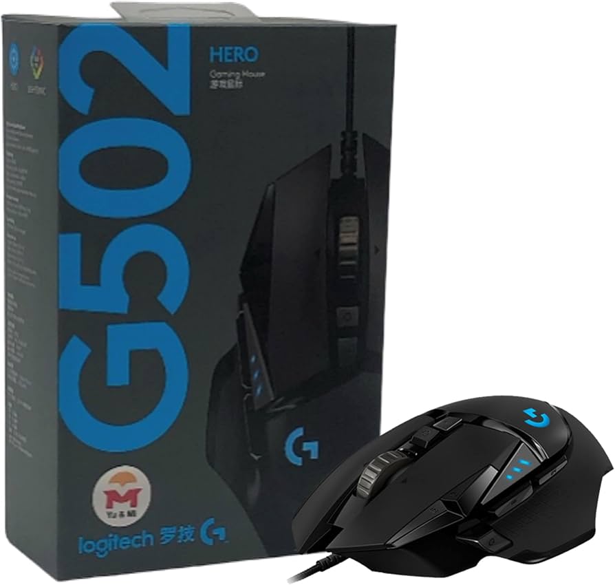 Amazon | Yu&Mi G502 Hero 有線 ゲーミングマウス,HERO 25Kセンサー