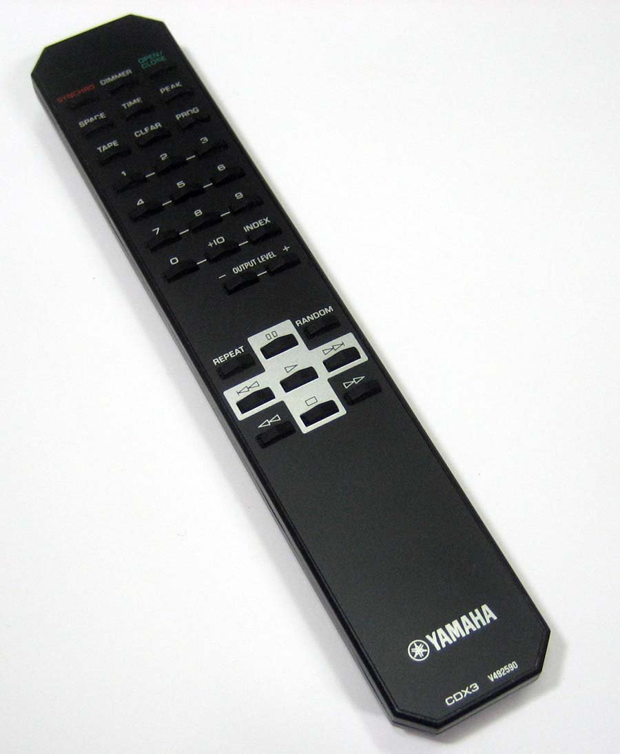 Amazon | ヤマハ YAMAHA CDプレーヤー リモコン CDX3 V492590 | ヤマハ