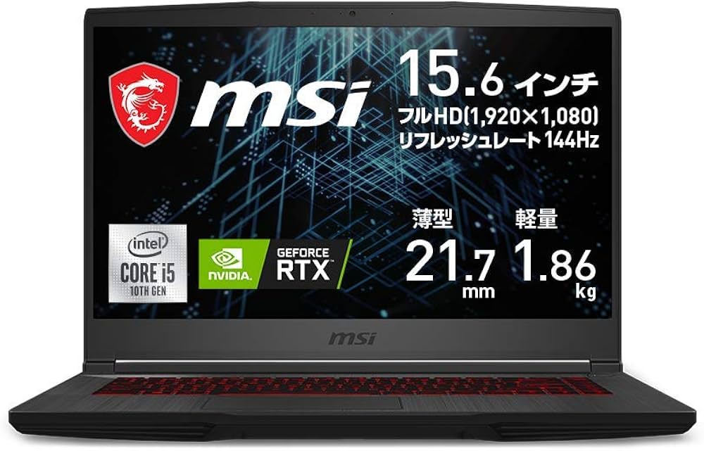 Amazon.co.jp: 【NVIDIA最新RTX3060搭載・薄型軽量】MSIゲーミング