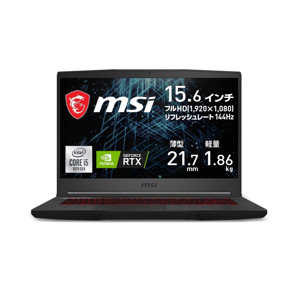 Amazon.co.jp: 【NVIDIA最新RTX3060搭載・薄型軽量】MSIゲーミング