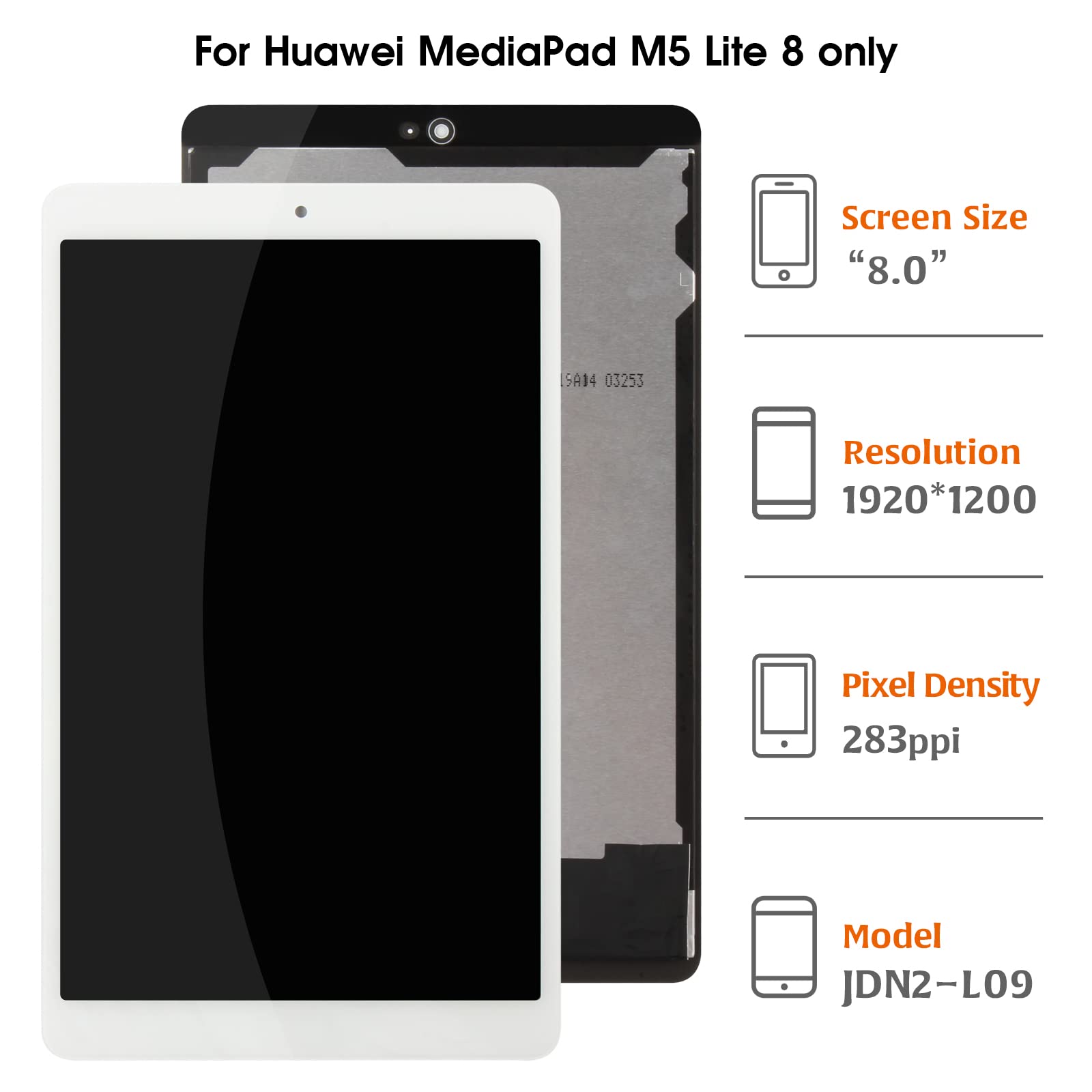 Amazon.co.jp: A-MIND for Huawei MediaPad M5 lite 8 液晶パネル 交換