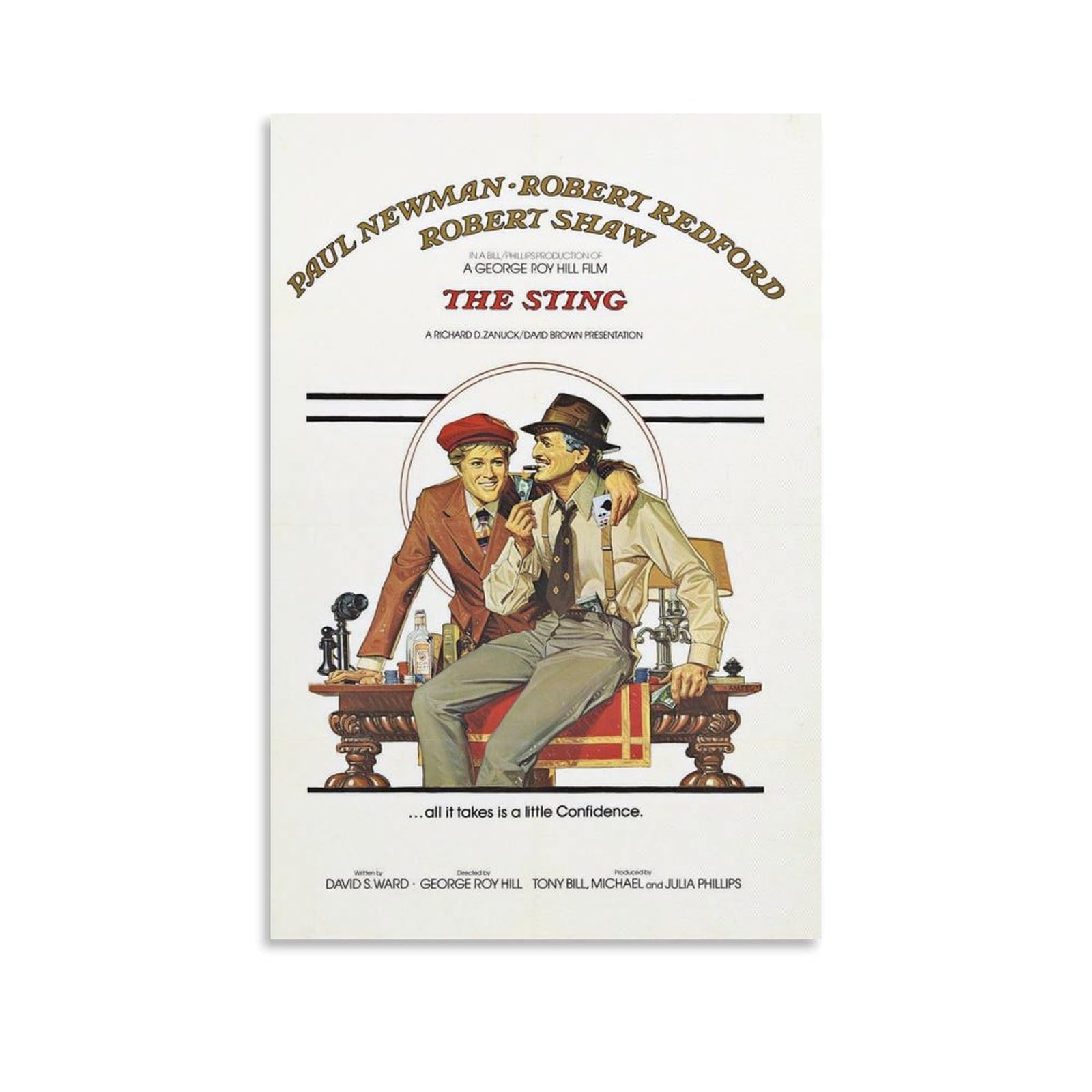 ポール・ニューマン『スティング』映画チラシ ポール・ニューマン