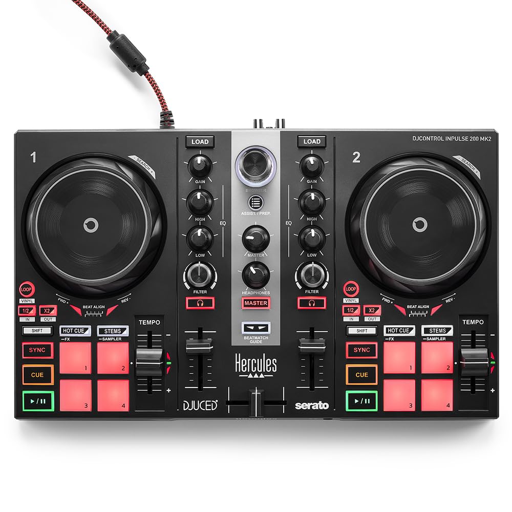 Amazon.com: Hercules DJControl Inpulse 200 MK2 — Ideal DJ