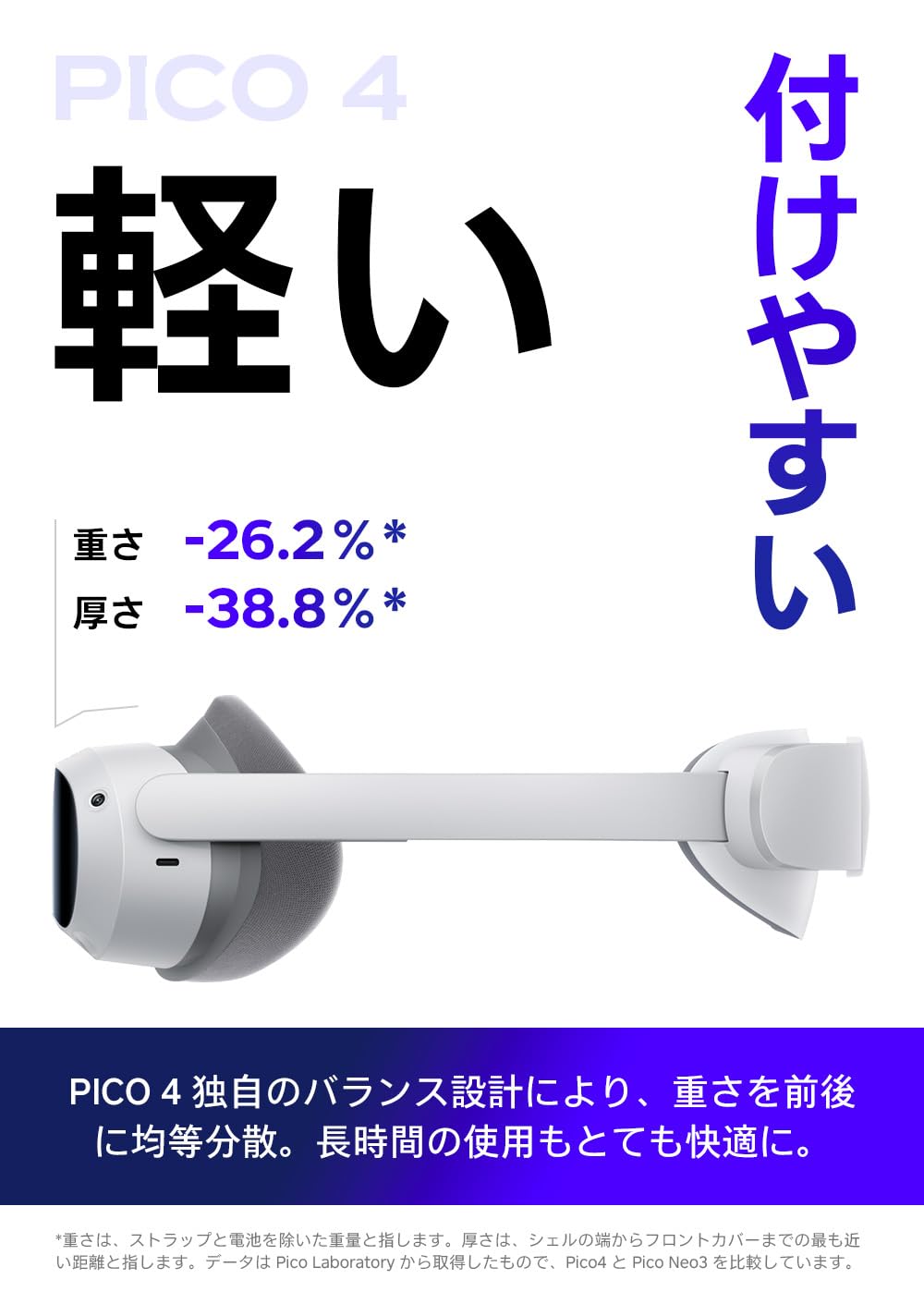 Amazon.co.jp: PICO 4 - 256GB 完全ワイヤレス オールインワン VR