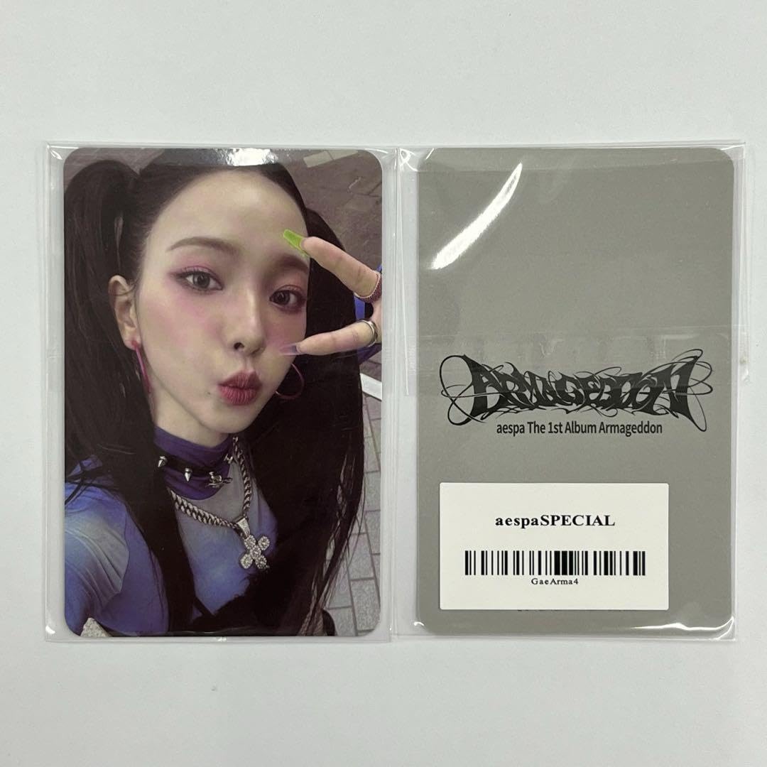 aespa Armageddon rhythmnation rn特典 8枚セット aespa Armageddon