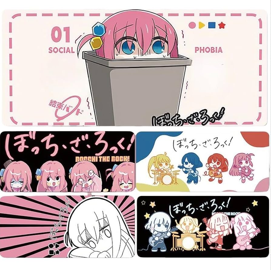 Amazon.co.jp: ぼっちざろっく ゲーミング マウスパッド 超大型