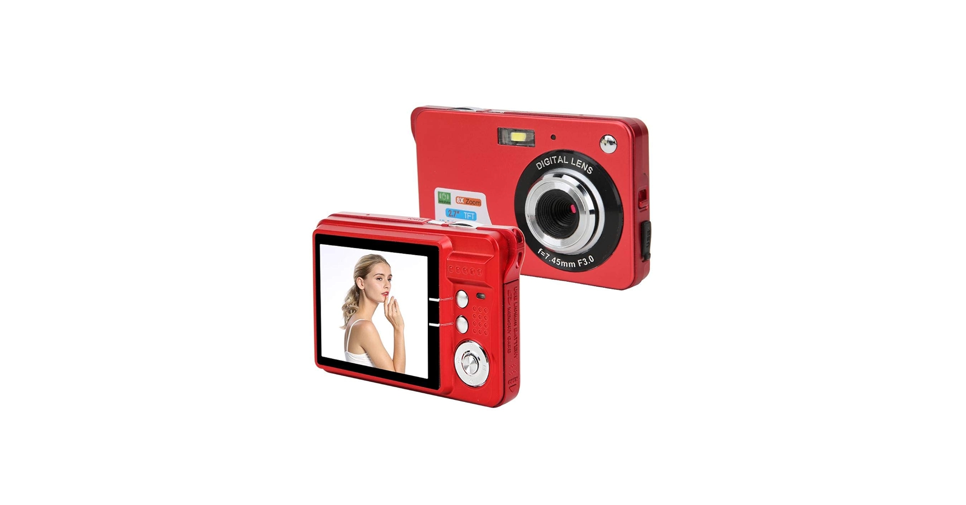 Amazon.com : Digital Camera, 18MP Auto Focus 8X Digital Zoom 2.7in