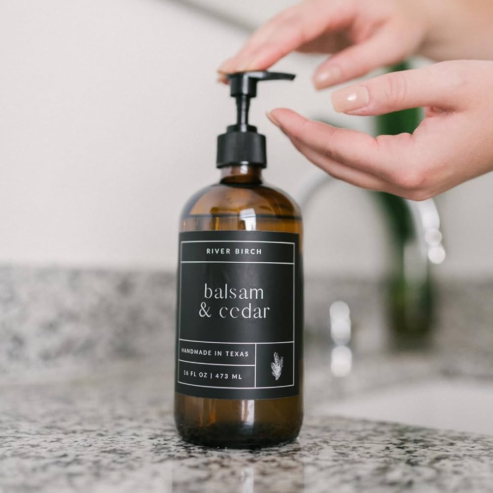 Amazon.com : River Birch Balsam Cedar Scented Natural Hand Soap