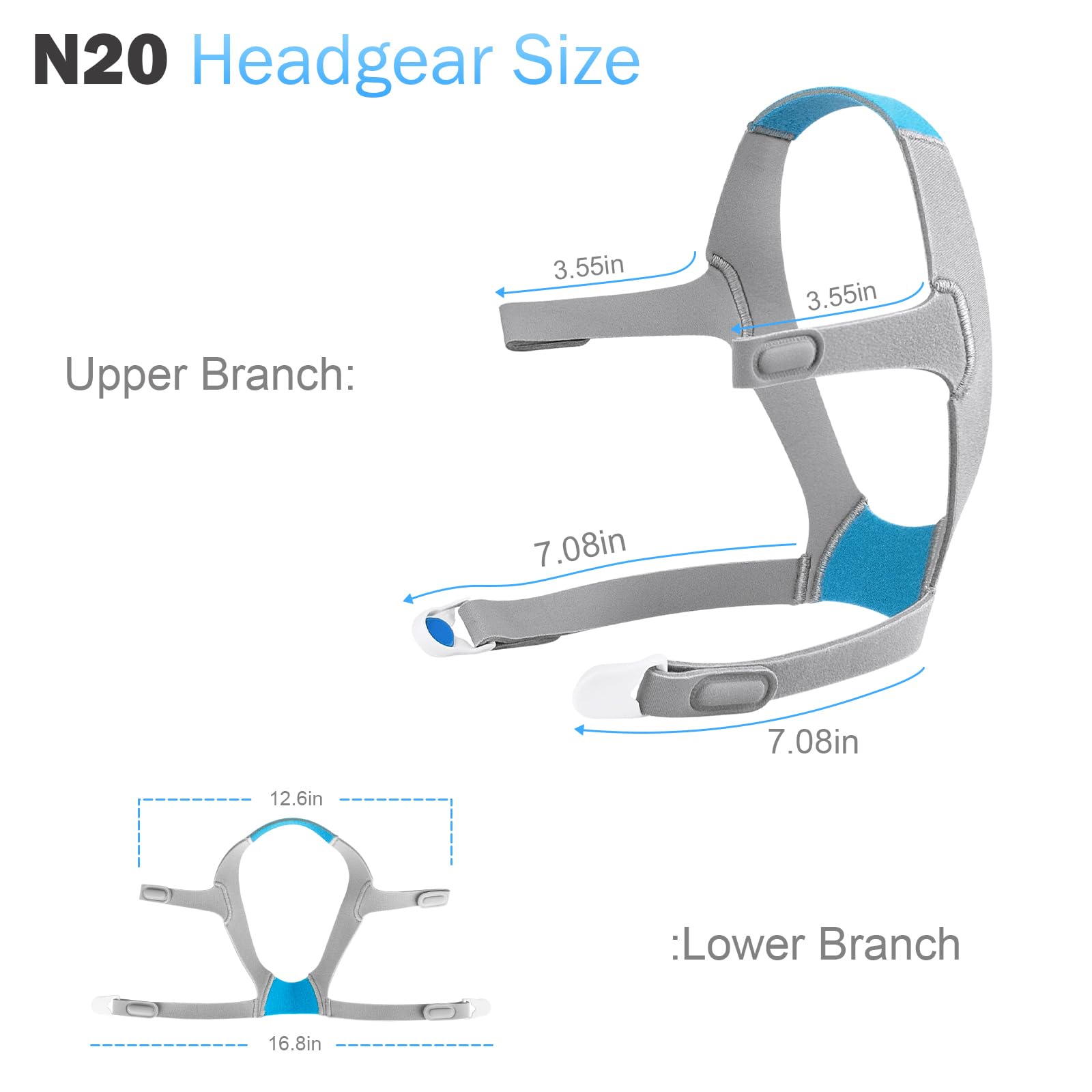 Amazon.co.jp: Ahuliao N20 ヘッドギア ResMed AirFit N20 / AirTouch