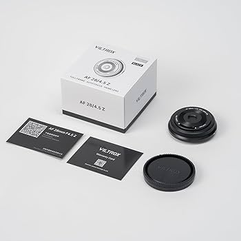 Amazon | VILTROX AF 28mm F4.5 Zマウント 超薄型広角レンズ フル