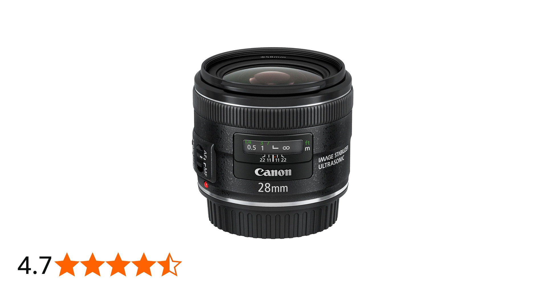 Amazon.co.jp: Canon 単焦点レンズ EF28mm F2.8 IS USM フルサイズ対応