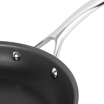 CORELLE Duranano Wok Pan 26Cm with Lid, Tri-Ply Stainless Steel