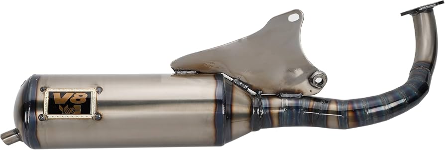 Amazon | ヤマハ 用 ジョグ V8 チャンバー マフラー 3KJ 3YK 3XY