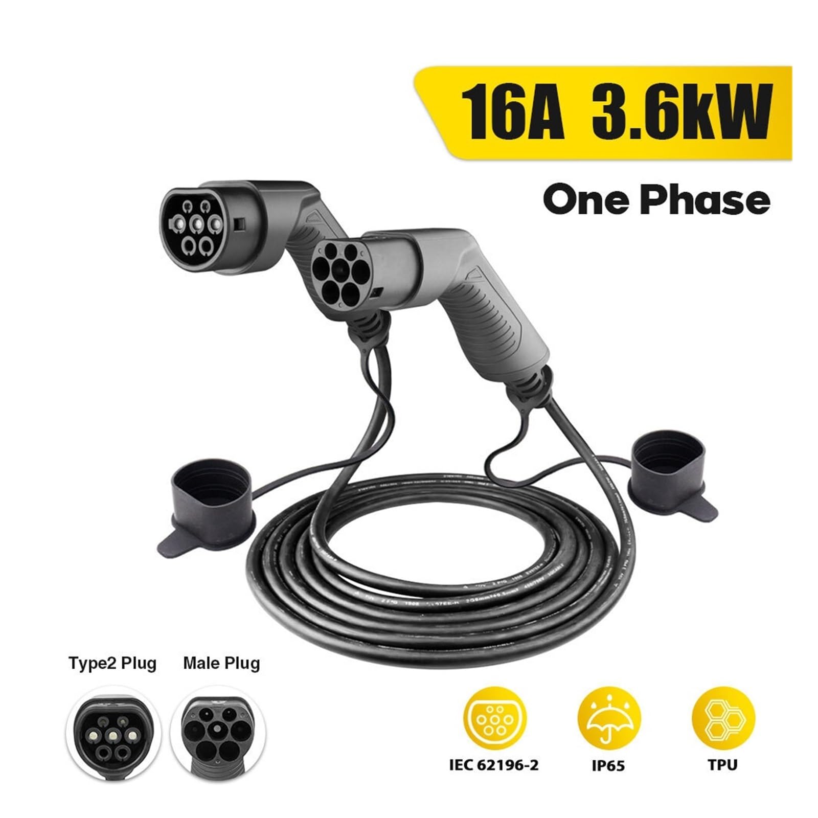 Amazon.co.jp: ev充電ケーブル EV 車の充電器充電ケーブル 1 相または