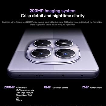 Amazon.com: Xiaomi Redmi Note 14 Pro 5G + 4G LTE (for Tmobile Mint