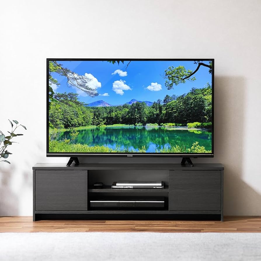 Amazon｜【47インチまで対応】アイリスオーヤマ テレビ台 『隠せる収納
