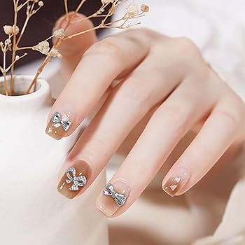 Amazon.co.jp: ネイルパーツ リボン 100個セット 3D 立体 リボン