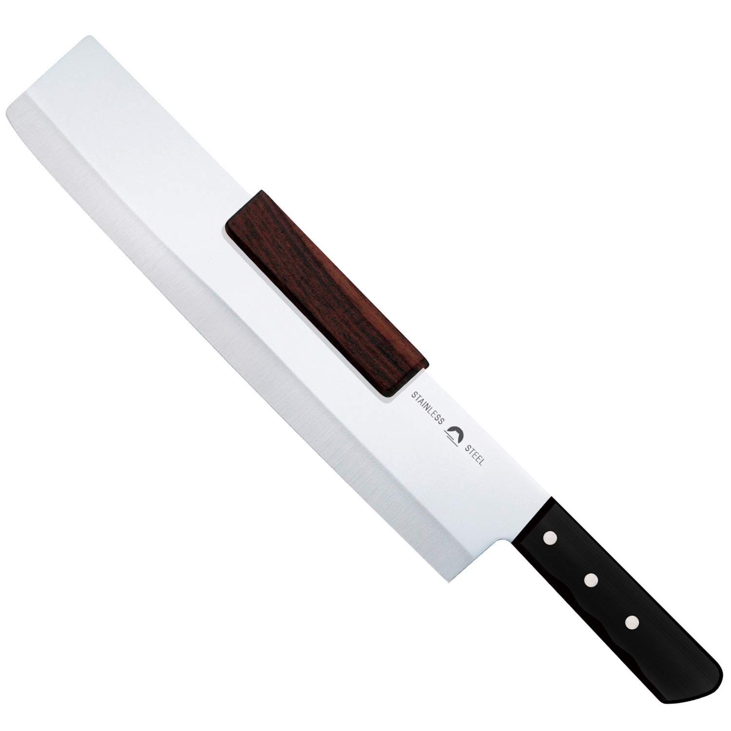 Amazon｜TWR 藤次郎 大型万能包丁 補助柄付 345mm 日本製 ステンレス