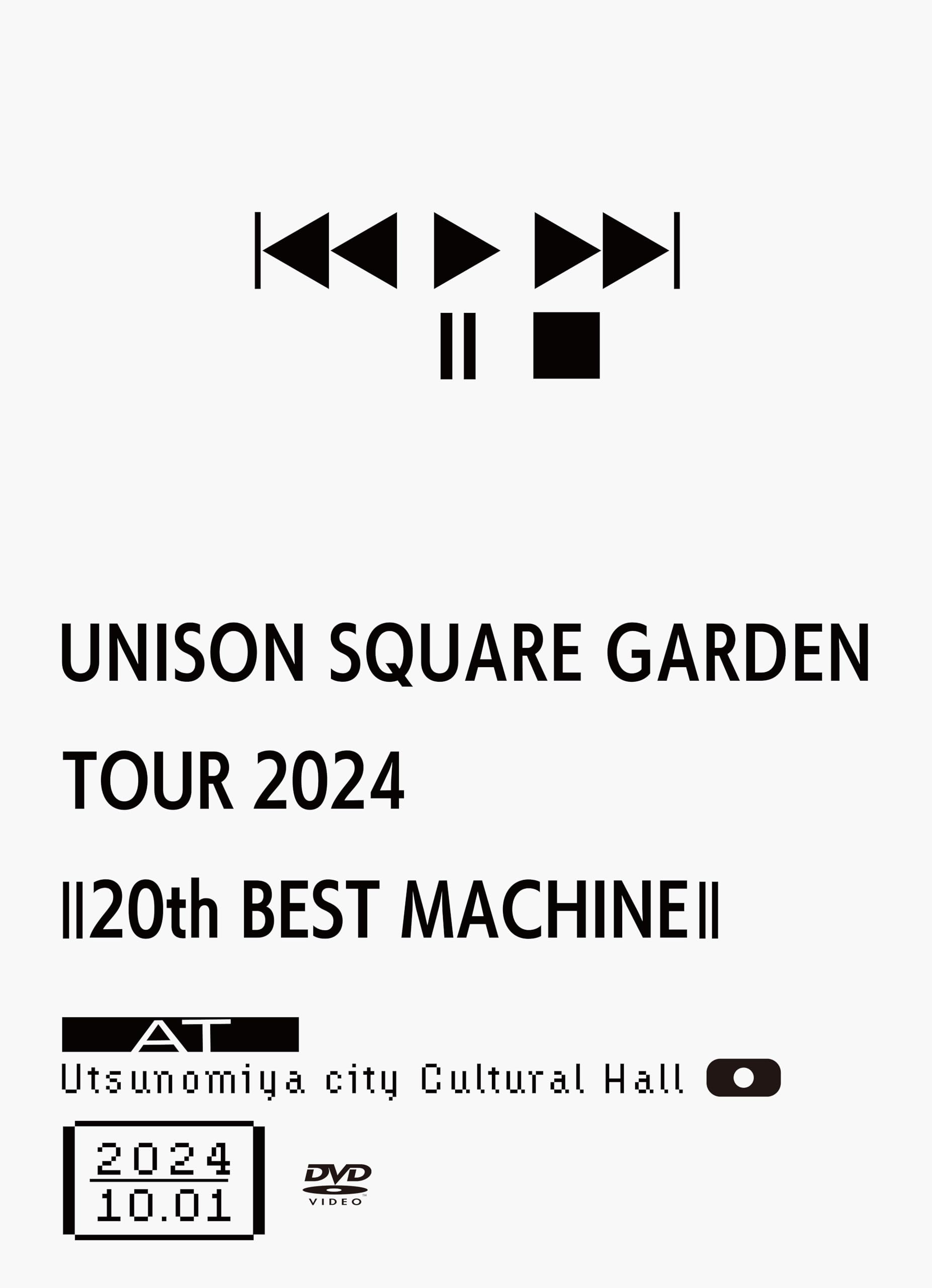Amazon.co.jp: UNISON SQUARE GARDEN TOUR 2024「20th BEST MACHINE