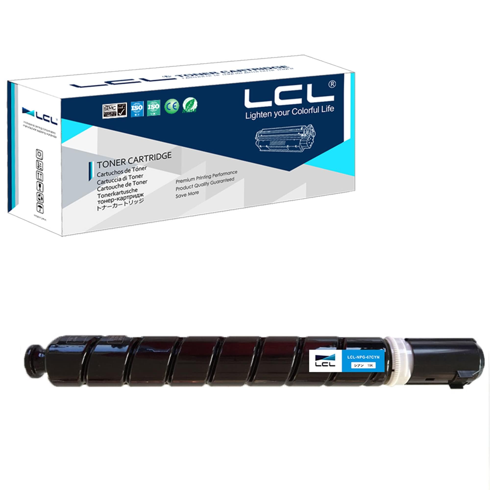 Amazon | LCL CANON用 キャノン用 NPG-67 NPG-67CYN (1パック シアン