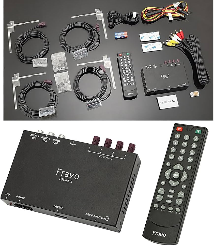 Amazon.co.jp: フルセグ 地デジ チューナー DFT-408X Fravo 4チュナー