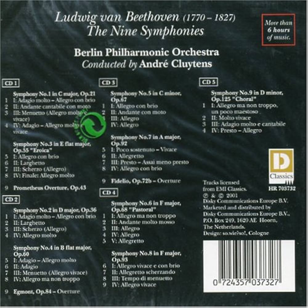 Amazon.co.jp: Cluytens Directs Beethoven : SYMPHONIES 1 - 9 (Box