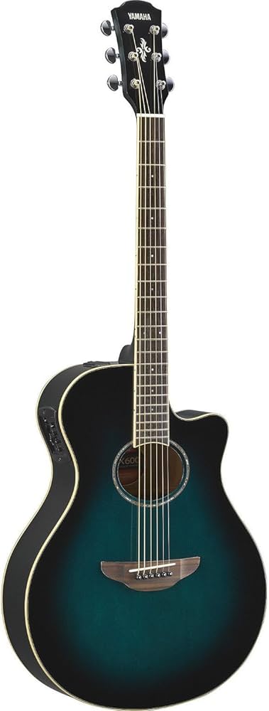 Amazon.com: Yamaha APX600 OBB Thin Body Acoustic-Electric Guitar