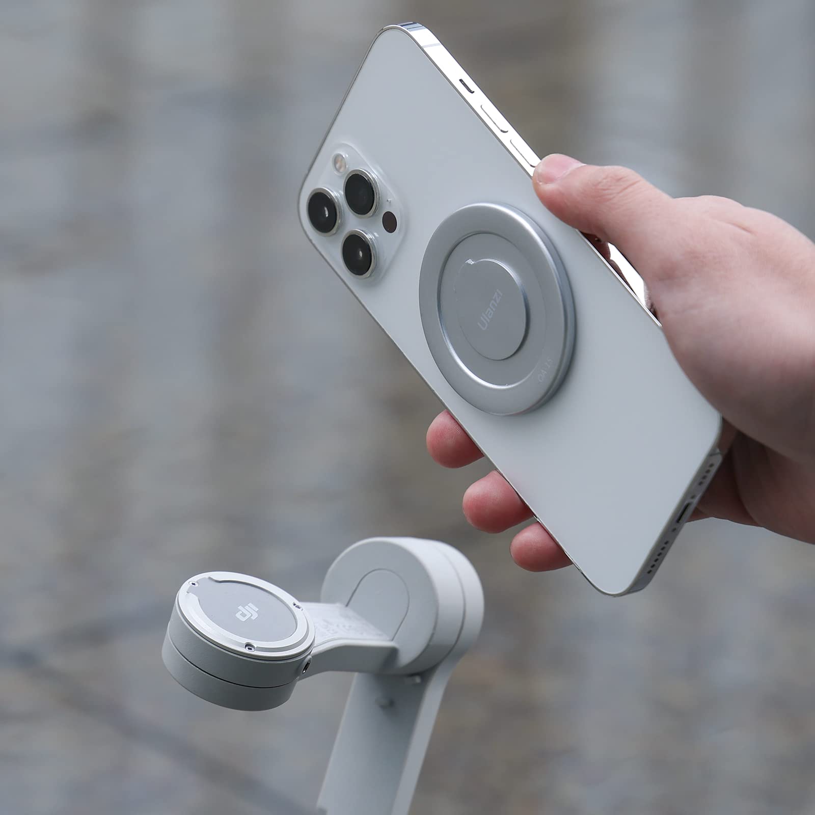 Amazon | Ulanzi 磁気リングホルダー DJI OM用マウント Magsafe対応