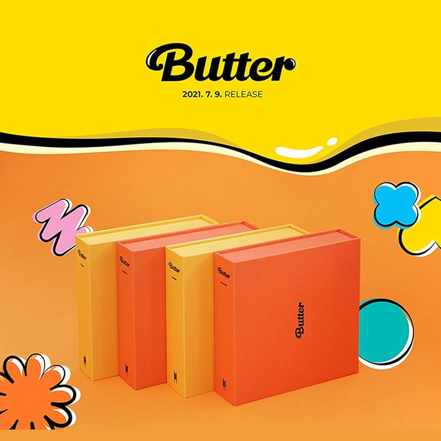 BTS Album - [ BUTTER ] (PHEACHES Ver.) CD-R + Photobook + Lyric