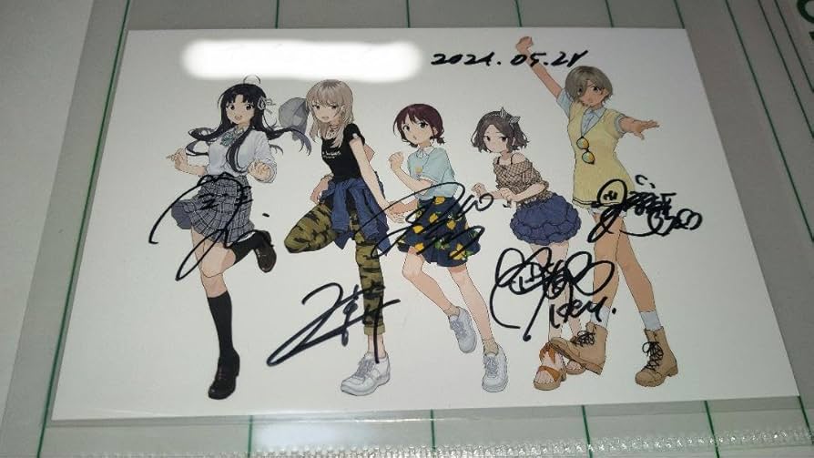 Amazon.co.jp: トゲナシトゲアリ サイン メンバー5人 入り カード