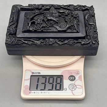 Amazon.co.jp: 書道具 硯 高級 すずり 鳥 梅 桜 松 中国美術 彫刻 骨董