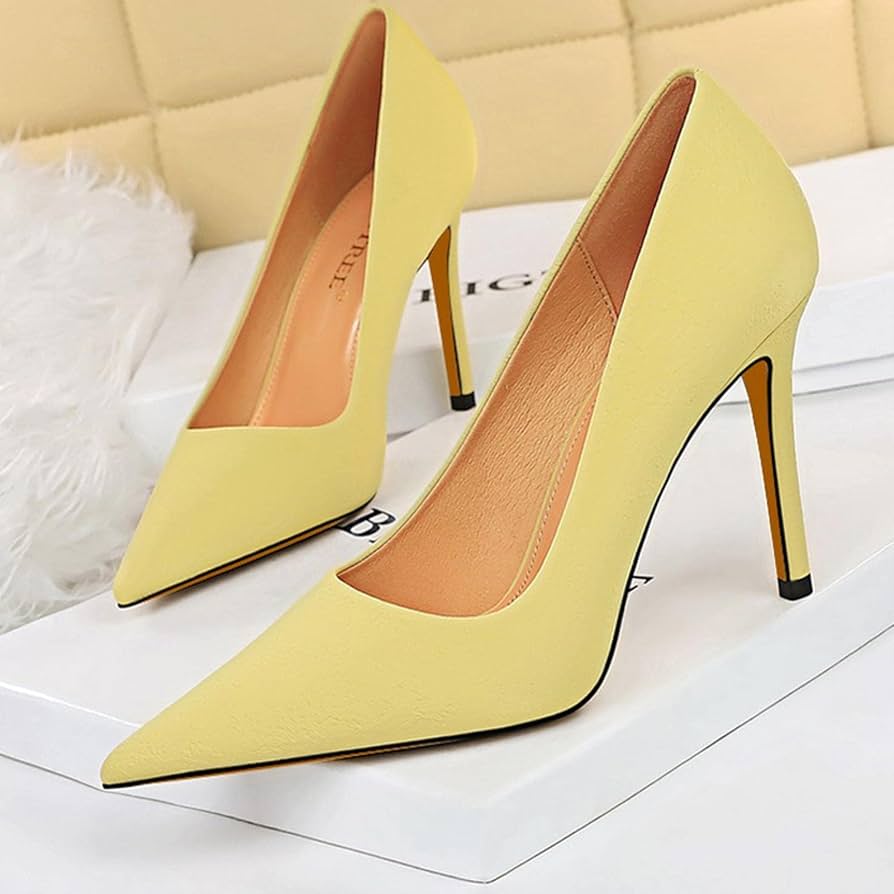 DSFG BIGTREE Women's Pumps Occupation Office Shoes High Heels