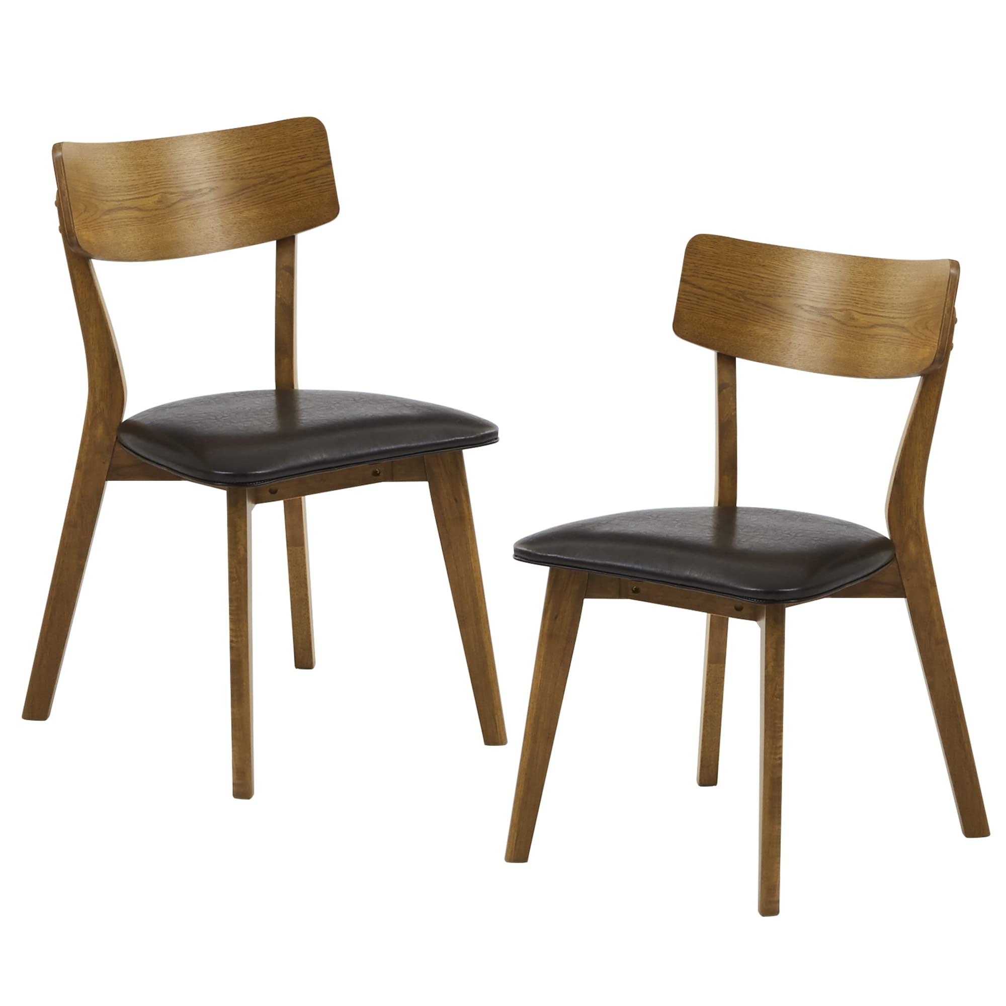 Amazon｜関家具(Sekikagu) 大川家具 ダイニングチェア ブラウン 座面高